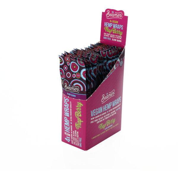 BEAMER HEMP WRAPS TRAPBERRY - 25 PZ