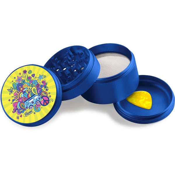 BEAMER GRINDER ALLUMINIO 63mm 4 PZ EXTENDED MIDDLE CHAMBER FULL COLOR - IMMAGINI ASSORTITE