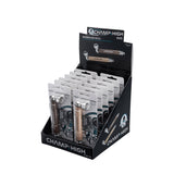 PIPA METALLO E LEGNO 12cm - 12 PZ COLORI ASSORTITI