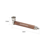 PIPA METALLO E LEGNO 12cm - 12 PZ COLORI ASSORTITI