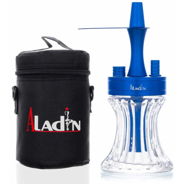 ALADIN NARGHILE' 2GO ALLUMINIO 23cm - BLU