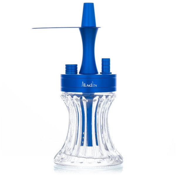 ALADIN NARGHILE' 2GO ALLUMINIO 23cm - BLU