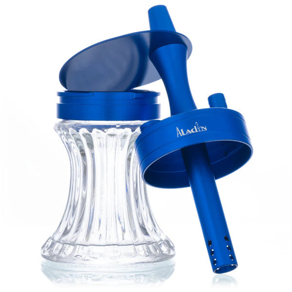ALADIN NARGHILE' 2GO ALLUMINIO 23cm - BLU