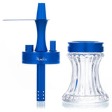 ALADIN NARGHILE' 2GO ALLUMINIO 23cm - BLU
