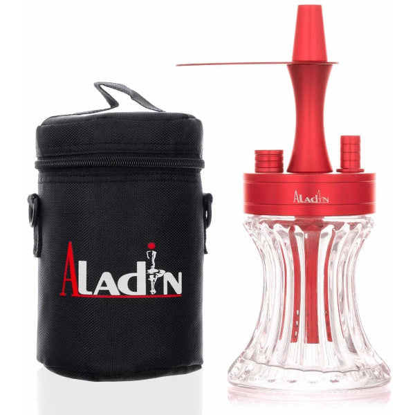 ALADIN NARGHILE' 2GO ALLUMINIO 23cm - ROSSO