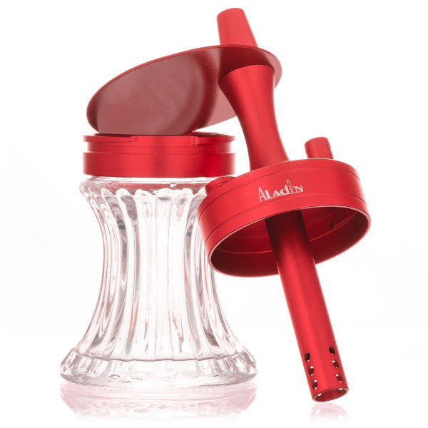 ALADIN NARGHILE' 2GO ALLUMINIO 23cm - ROSSO