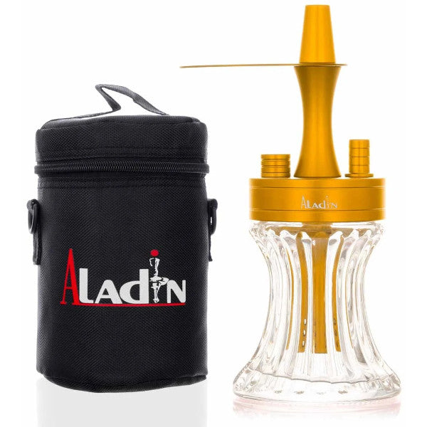 ALADIN NARGHILE' 2GO ALLUMINIO 23cm - ORO