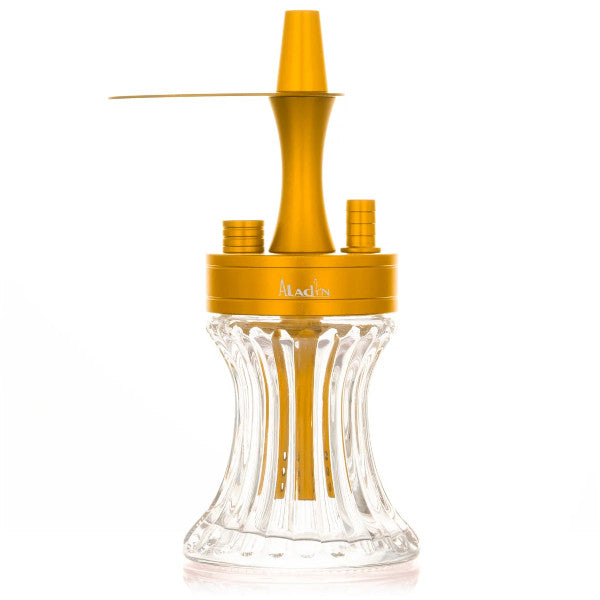 ALADIN NARGHILE' 2GO ALLUMINIO 23cm - ORO