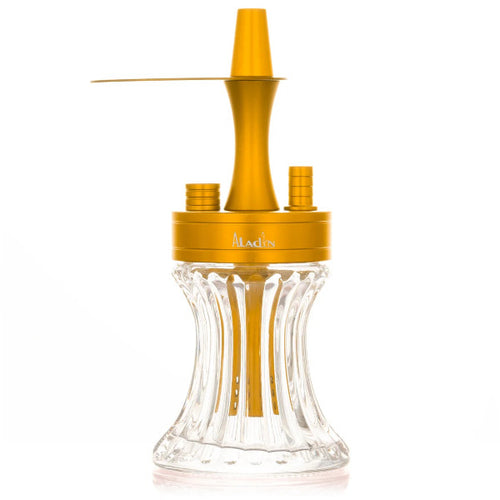 ALADIN NARGHILE' 2GO ALLUMINIO 23cm - ORO