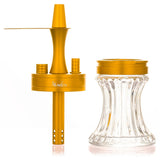 ALADIN NARGHILE' 2GO ALLUMINIO 23cm - ORO