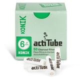ACTITUBE FILTRI AL CARBONE KONIK 6mm - 10 X 50 PZ