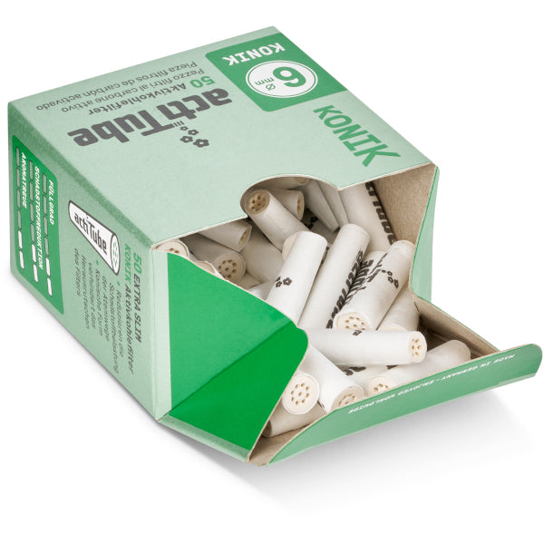 ACTITUBE FILTRI AL CARBONE KONIK 6mm - 10 X 50 PZ