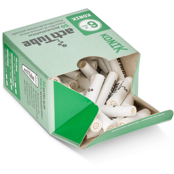 ACTITUBE FILTRI AL CARBONE KONIK 6mm - 10 X 50 PZ