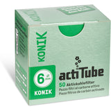 ACTITUBE FILTRI AL CARBONE KONIK 6mm - 10 X 50 PZ
