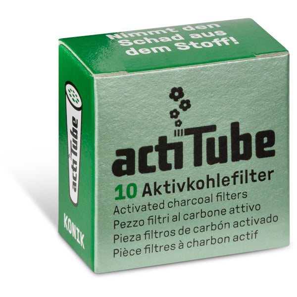 ACTITUBE FILTRI AL CARBONE KONIK 6mm - 20 X 10 PZ