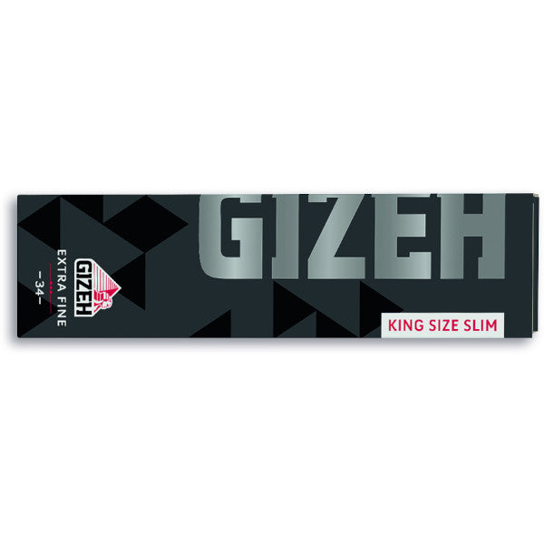 GIZEH CARTINA KING SIZE BLACK EXTRA FINE - 50 LIBRETTI