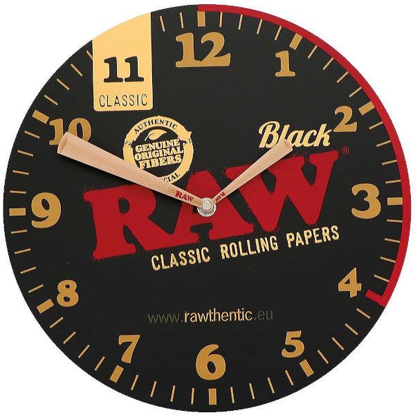 RAW BLACK CLOCK