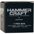 HAMMERCRAFT ALUMINUM GRINDER WITH ASHTRAY BLACK