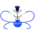 NARGHILE' ATOMIC 25cm 2 HOSE - BLU