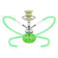 NARGHILE' ATOMIC 25cm 2 HOSE - VERDE