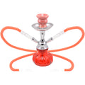 NARGHILE' ATOMIC 25cm 2 HOSE - ROSSO