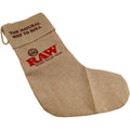 RAW LINEN CHRISTMAS STOCKING