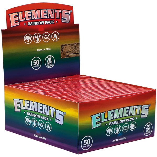ELEMENTS RAINBOW KING SIZE SLIM - 50 LIBRETTI