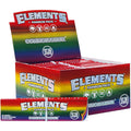 ELEMENTS RAINBOW CONNOISSEUR CARTINE KING SIZE SLIM + TIPS - 24 LIBRETTI