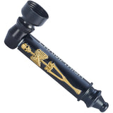PIPA IN METALLO BLACK SKELETON 8cm - 12  PZ COLORI ASSORTITI