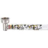 PIPA IN METALLO E VETRO 9cm - 16 PEZZI IMMAGINI ASSORTITE