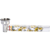 PIPA IN METALLO E VETRO 9cm - 16 PEZZI IMMAGINI ASSORTITE