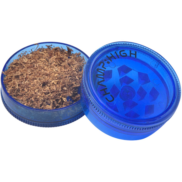 GRINDER IN PLASTICA 42mm 3 PARTI - 24 PEZZI COLORI ASSORTITI