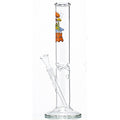 BONG IN VETRO MUSHROOM WITH FROG - 40cm