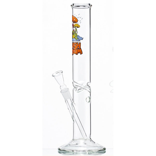 BONG IN VETRO MUSHROOM WITH FROG - 40cm