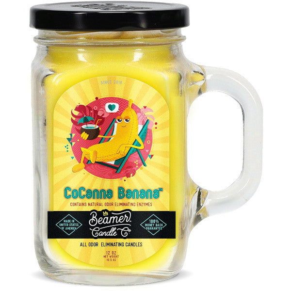BEAMER CANDLE CO. - SMOKE KILLER - LARGE - COCANNA BANANA