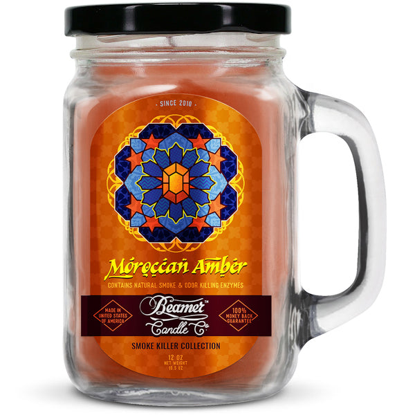 BEAMER CANDLE CO. - SMOKE KILLER - LARGE - MOROCCAN AMBER