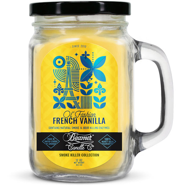 BEAMER CANDLE CO. - SMOKE KILLER - LARGE - OL'  FASHION FRENCH VANILLA