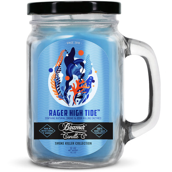 BEAMER CANDLE CO. - SMOKE KILLER - LARGE - RAGER HIGH TIDE