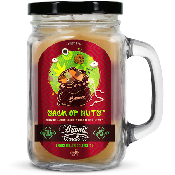 BEAMER CANDLE CO. - SMOKE KILLER - LARGE - SACK OF NUTS