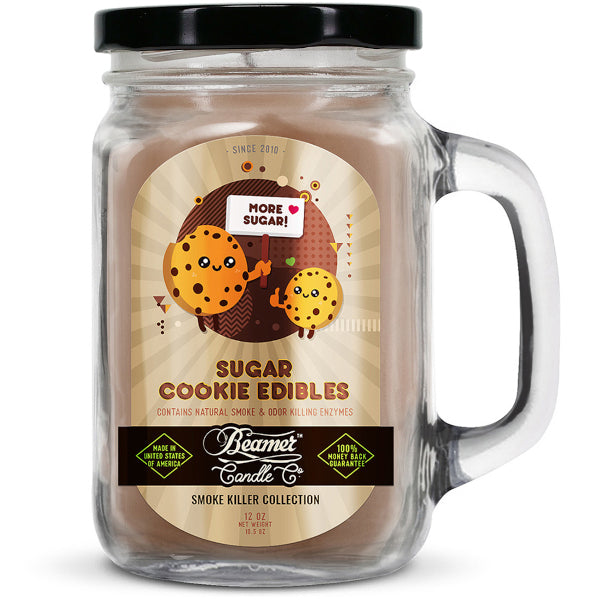 BEAMER CANDLE CO. - SMOKE KILLER - LARGE - SUGAR COOKIE EDIBLES