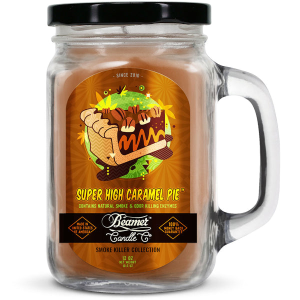 BEAMER CANDLE CO. - SMOKE KILLER - LARGE - SUPER HIGH CARAMEL PIE