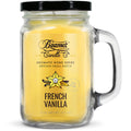 BEAMER CANDLE CO. - AROMATIC HOME SERIES -  LARGE -FRENCH VANILLA