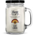 BEAMER CANDLE CO. - AROMATIC HOME SERIES -  LARGE -LUX LINEN