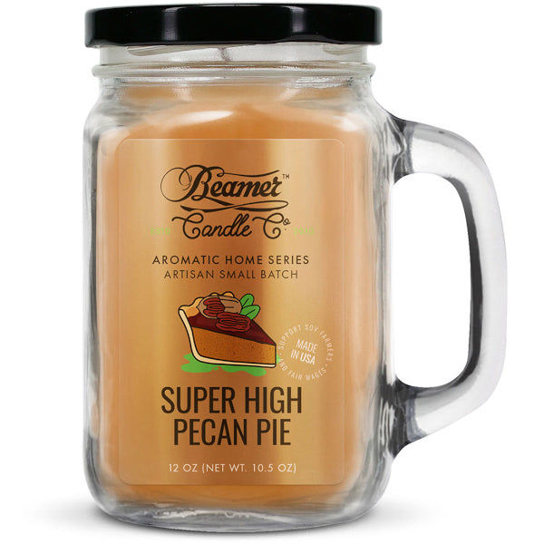 BEAMER CANDLE CO. - AROMATIC HOME SERIES -  LARGE -SUPER HIGH PECAN PIE
