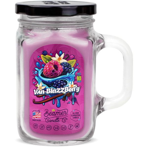 BEAMER CANDLE CO. - AROMATIC HOME SERIES -  LARGE -VAN-BLAZZBERRY