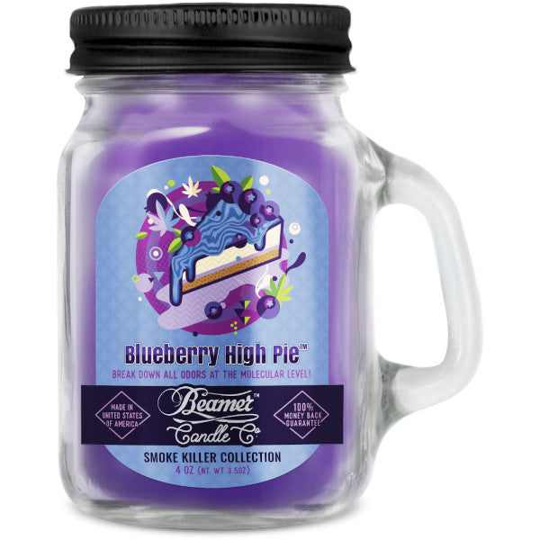 BEAMER CANDLE CO. - SMOKE KILLER - DOUBLE SHOT+ SMALL - BLUEBERRY HIGH PIE