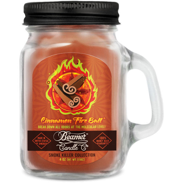 BEAMER CANDLE CO. - SMOKE KILLER - DOUBLE SHOT+ SMALL - CINNAMON FIREBALL