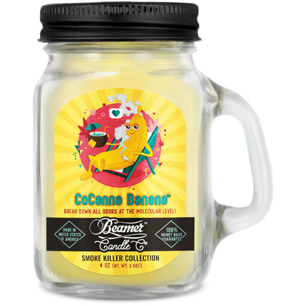 BEAMER CANDLE CO. - SMOKE KILLER - DOUBLE SHOT+ SMALL - COCANNA BANANA