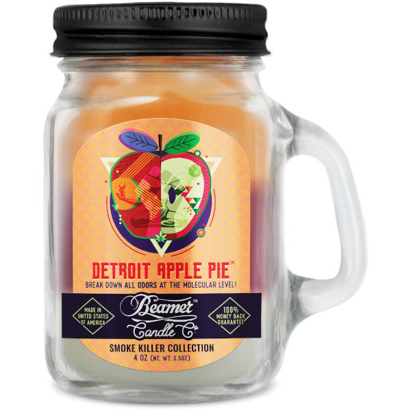 BEAMER CANDLE CO. - SMOKE KILLER - DOUBLE SHOT+ SMALL - DETROIT APPLE PIE