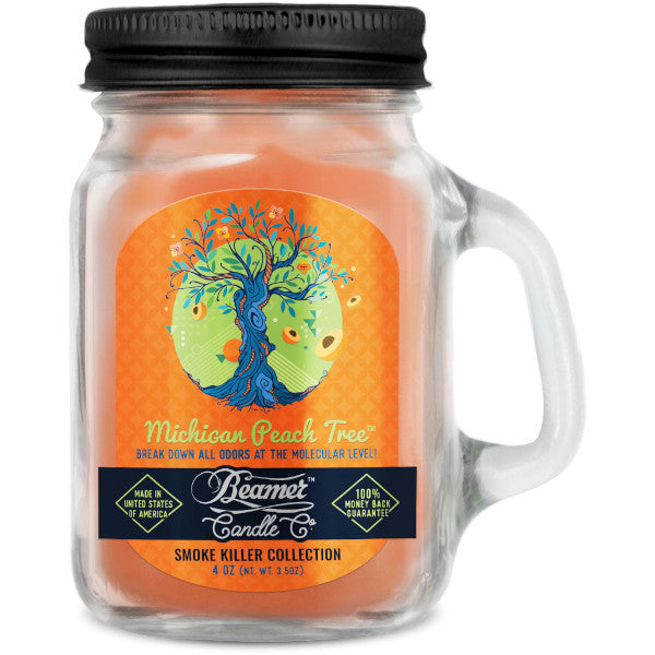 BEAMER CANDLE CO. - SMOKE KILLER - DOUBLE SHOT+ SMALL - MICHIGAN PEACH TREE